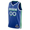 Dallas Mavericks Custom Nike 2022-23 City Edition Sininen Miesten Pelipaidat Swingman